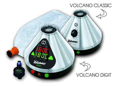 Volcano Desktop Vaporizer styles classic and digital